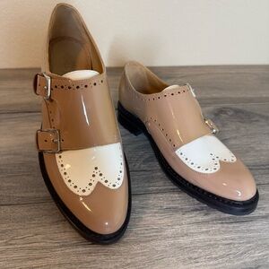 The Office Of Angela Scott Mr. York Monk Strap in Mauve Women Size 7.5 (37.5)